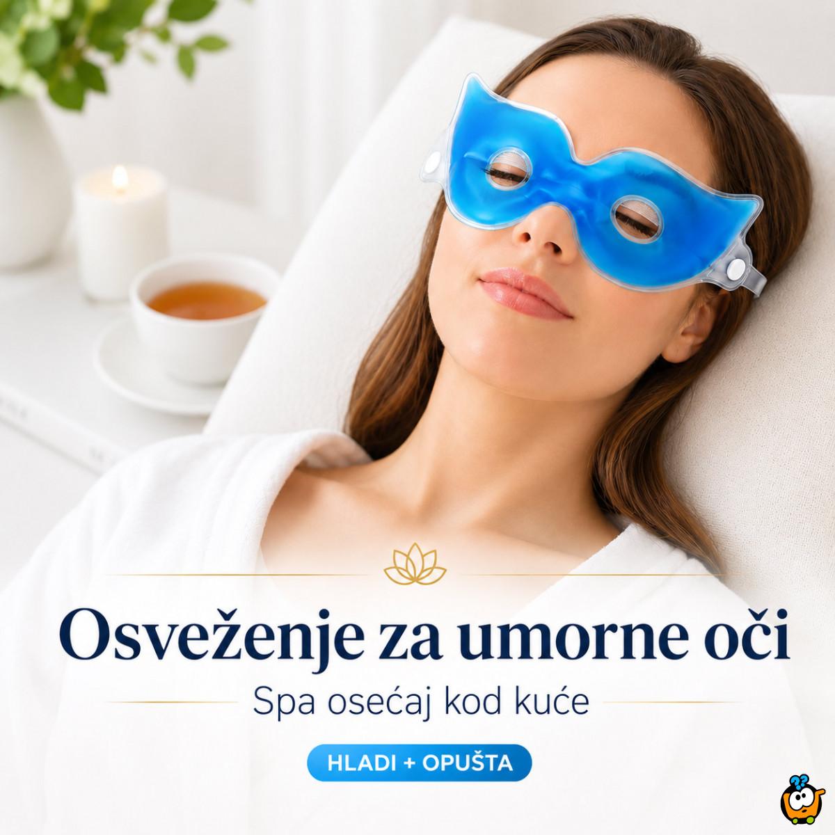 Gel maska za predeo oko očiju - za odmorne oči bez podočnjaka