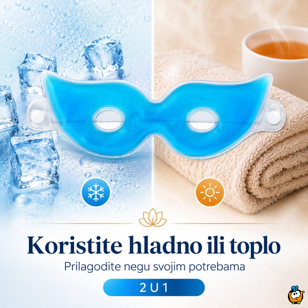 Gel maska za predeo oko očiju - za odmorne oči bez podočnjaka