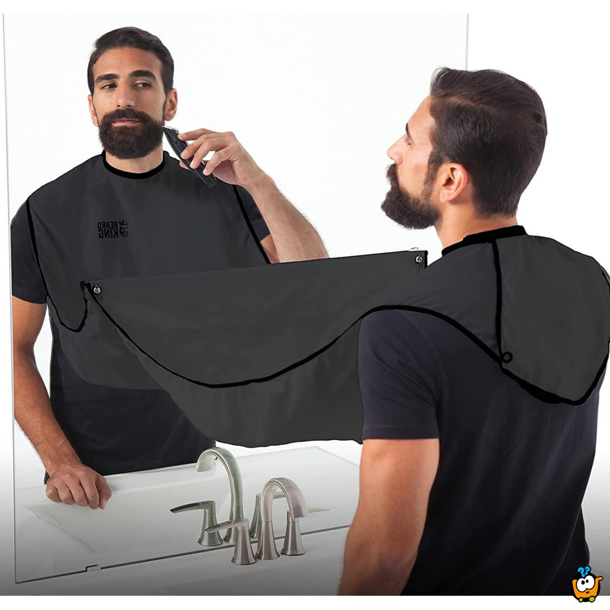 Beard Bib - Vodootporna navlaka za skupljanje dlačica tokom brijanja