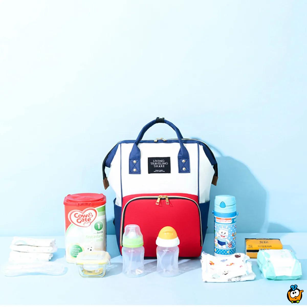 Mommy Travel Backpack - Višenamesnki ranac za bebine stvarčice