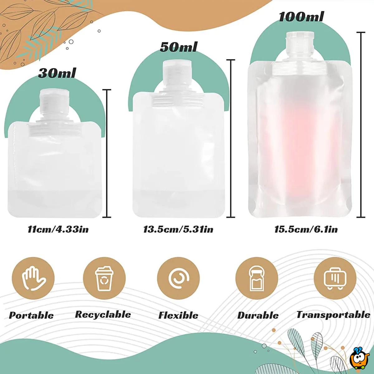 Prenosivi dispenzer za kreme, sampone ili tečnu hranu od 100 ML