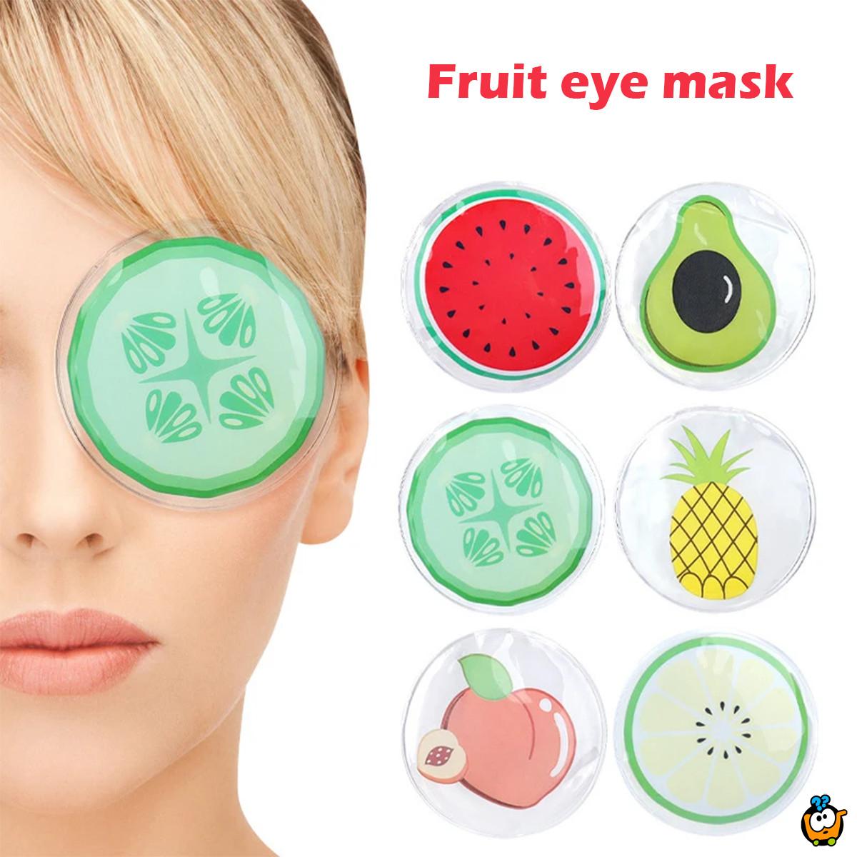 Fruit jelly -  Maska za hlađenje očiju sa dezenom voćkica