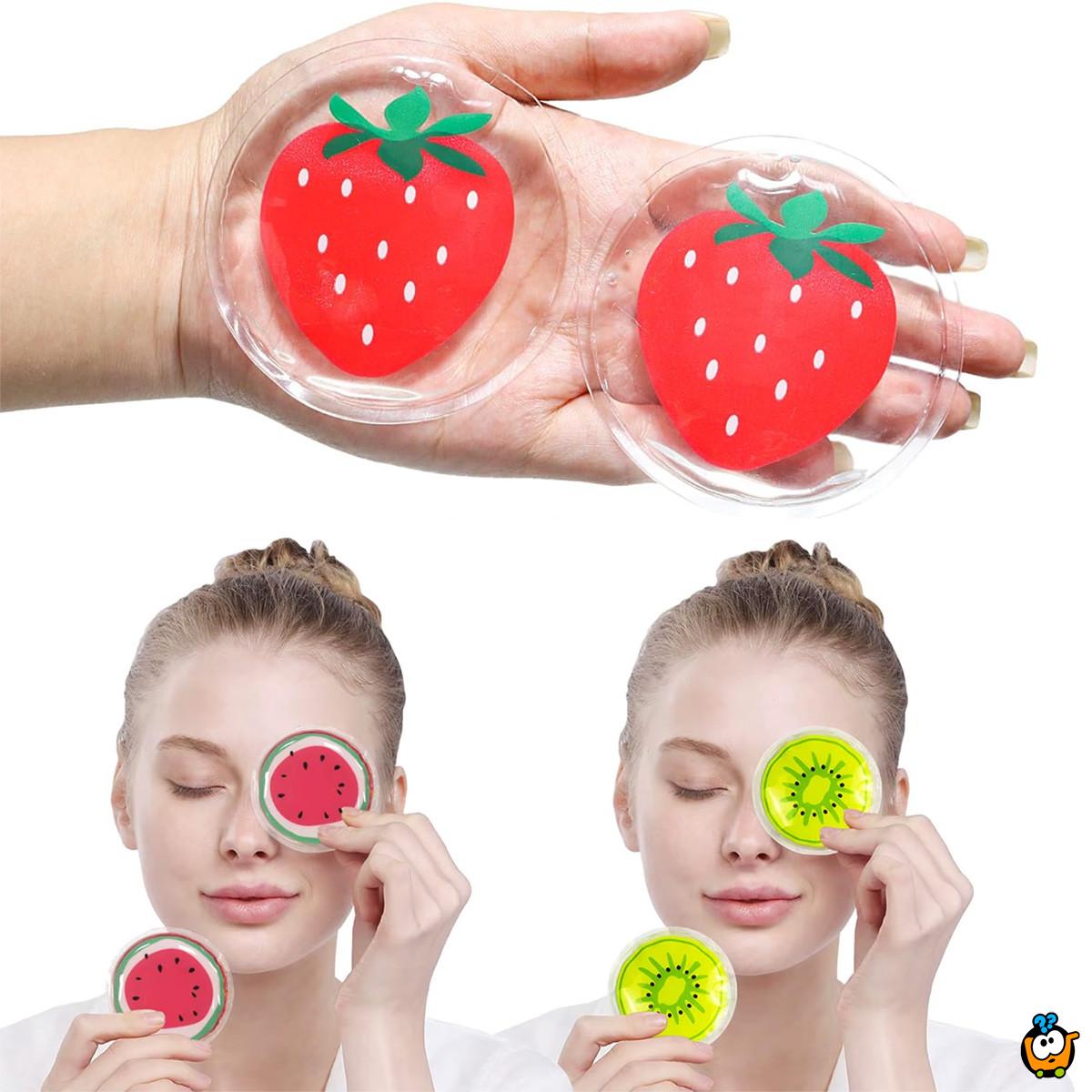 Fruit jelly -  Maska za hlađenje očiju sa dezenom voćkica