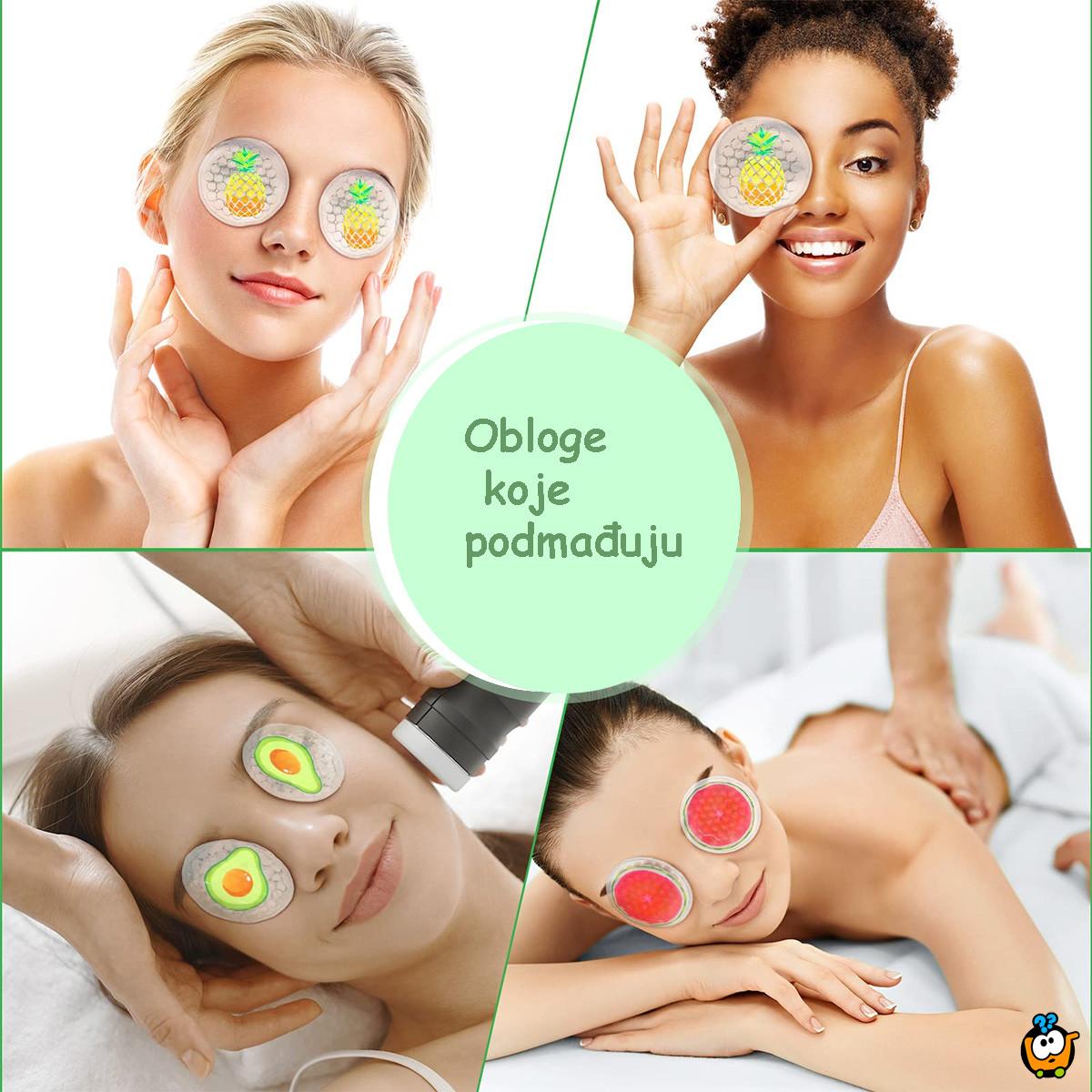 Fruit jelly -  Maska za hlađenje očiju sa dezenom voćkica