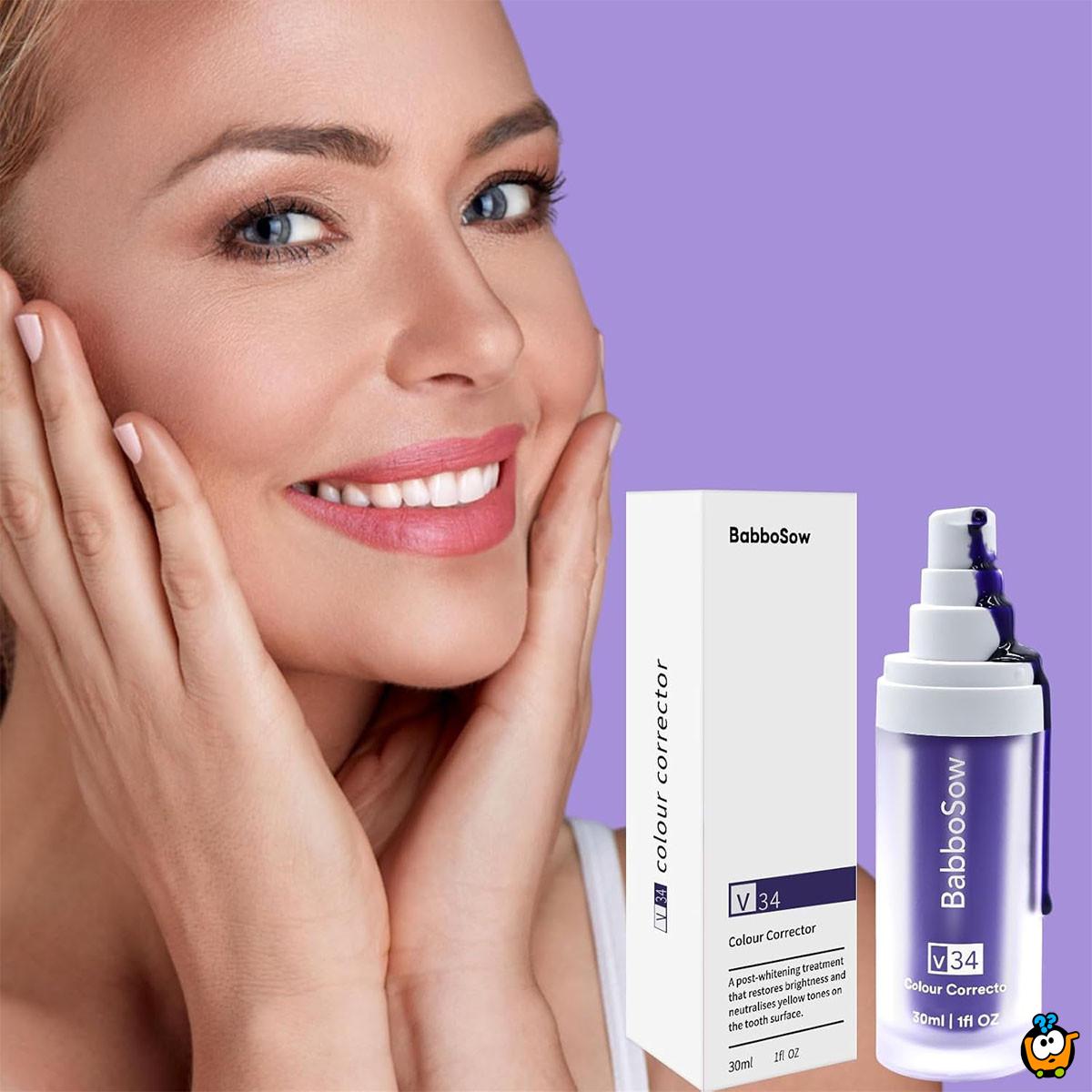 Ljubičasti serum za izbeljivanje zuba