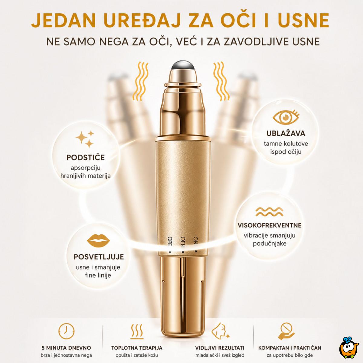 Anti-Age Masažer za Oči i Usne – Vidljivo Zategnuto Lice za Par Minuta