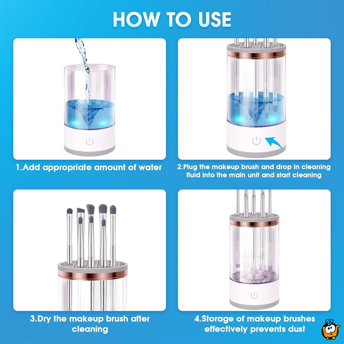 MAKEUP Brush Cleaner - Električni perač četkica za šminkanje
