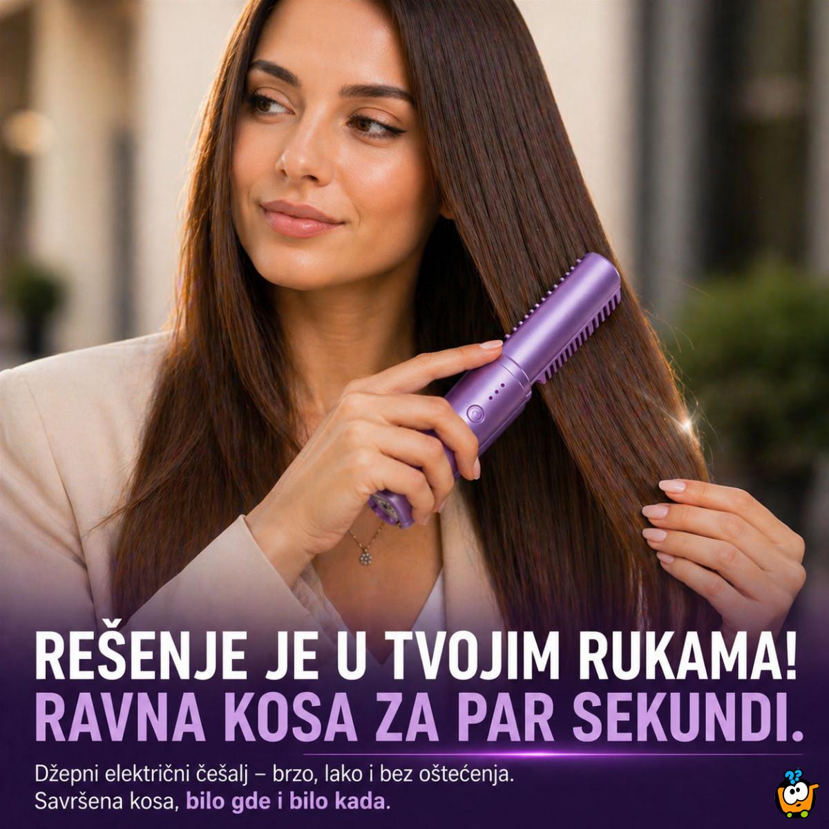 Prenosni Električni Češalj – Uvek sređena kosa bez truda, bilo gde