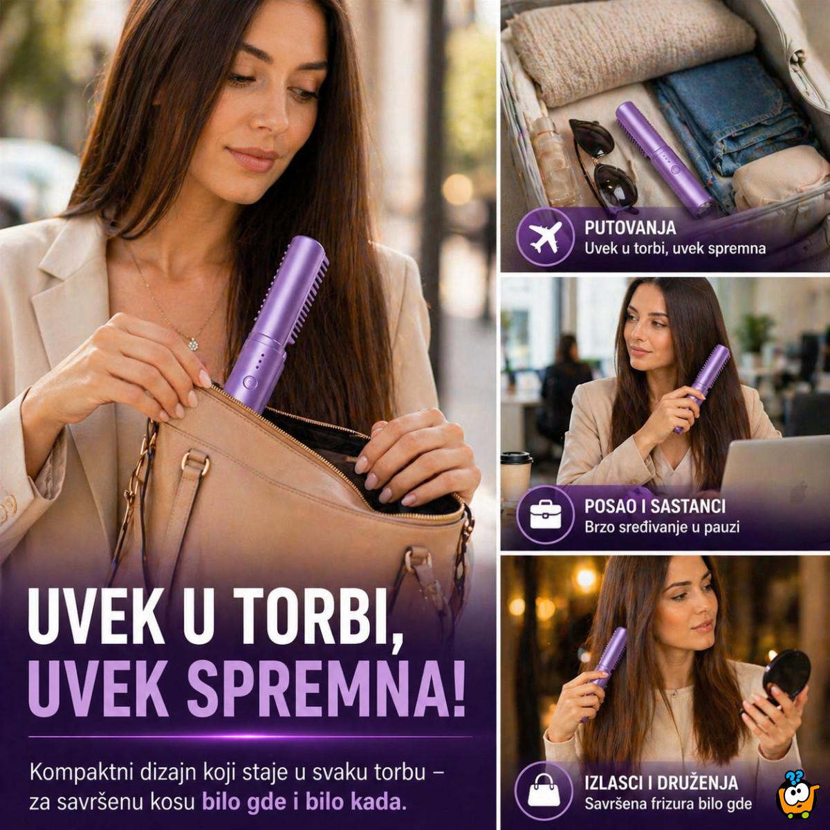 Prenosni Električni Češalj – Uvek sređena kosa bez truda, bilo gde