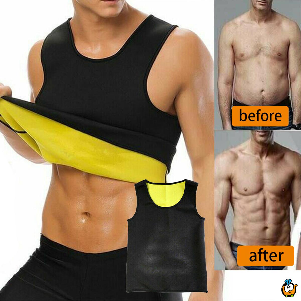 Sauna vest - Muški termo prsluk za znojenje i sagorevanje masti