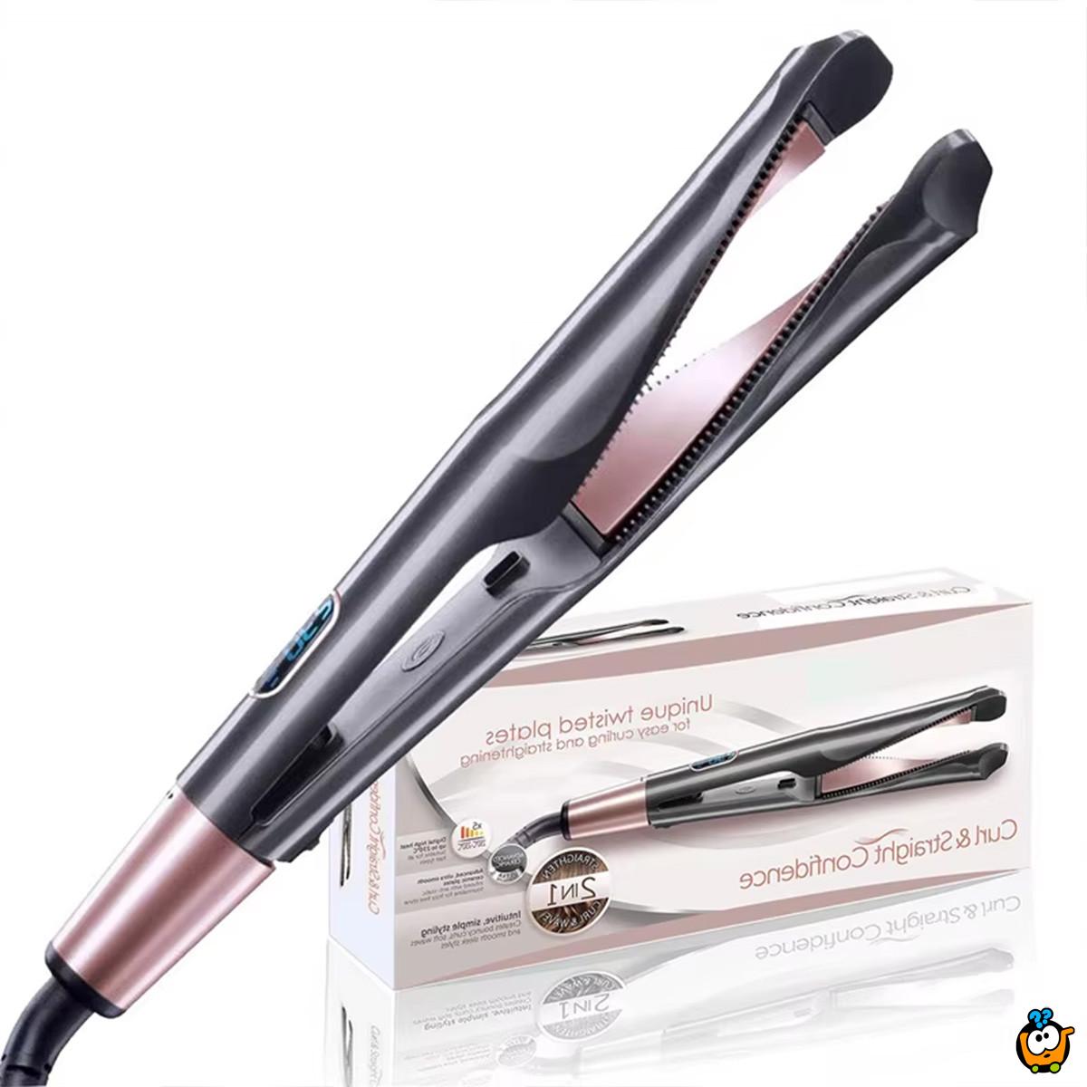 Twisted Hair - 2 u 1 presa i uvijač za kosu 