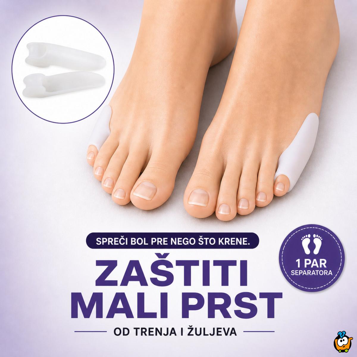 Pinky Toe silikonski separator za mali prst – protiv trenja i pritiska