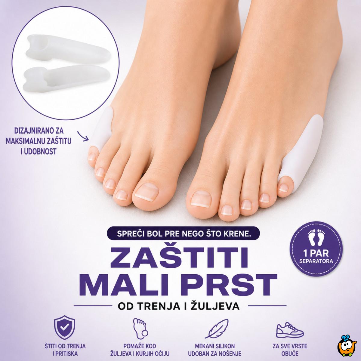 Pinky Toe silikonski separator za mali prst – protiv trenja i pritiska