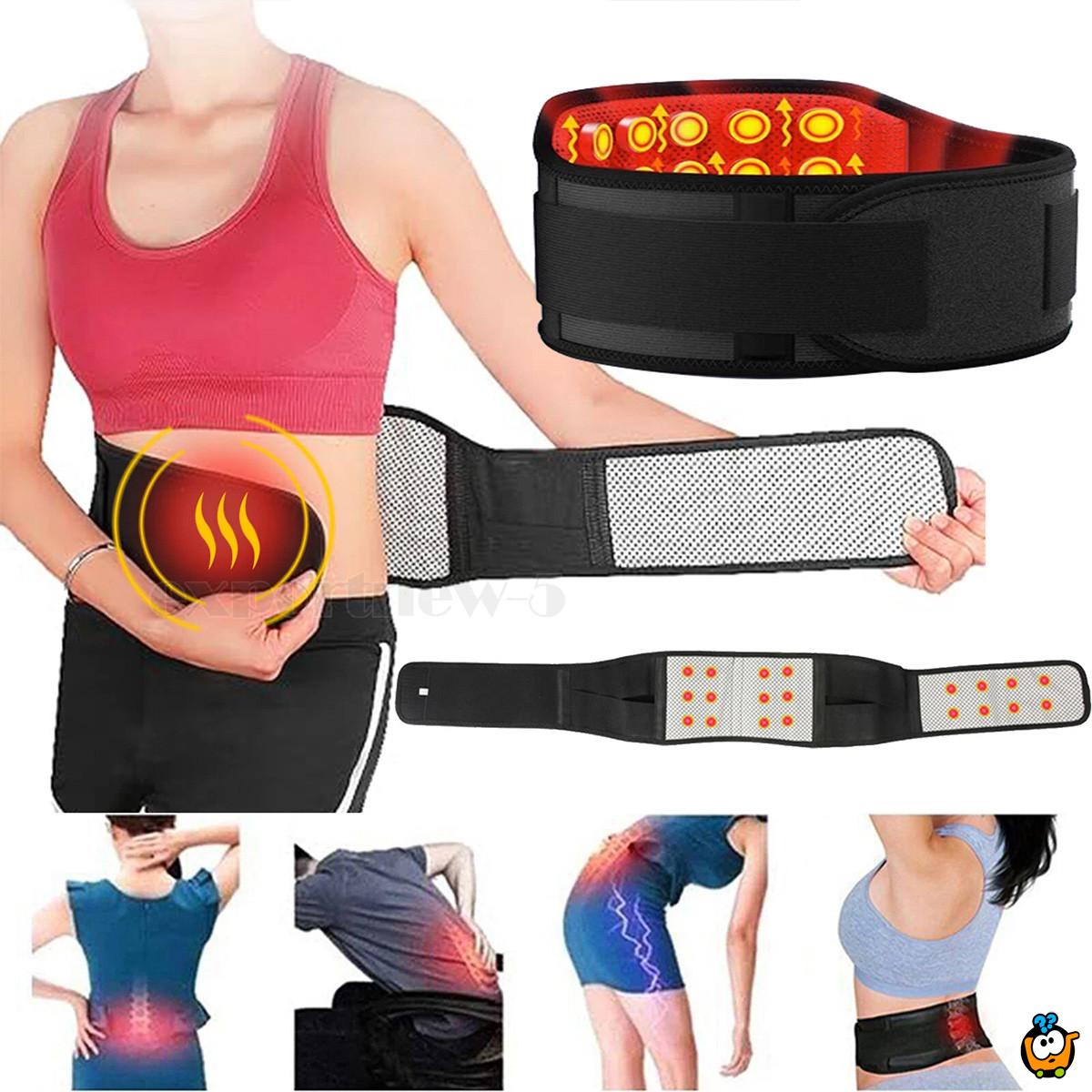 Samozagrevaći pojas - magnetna terapija i podrška za leđa