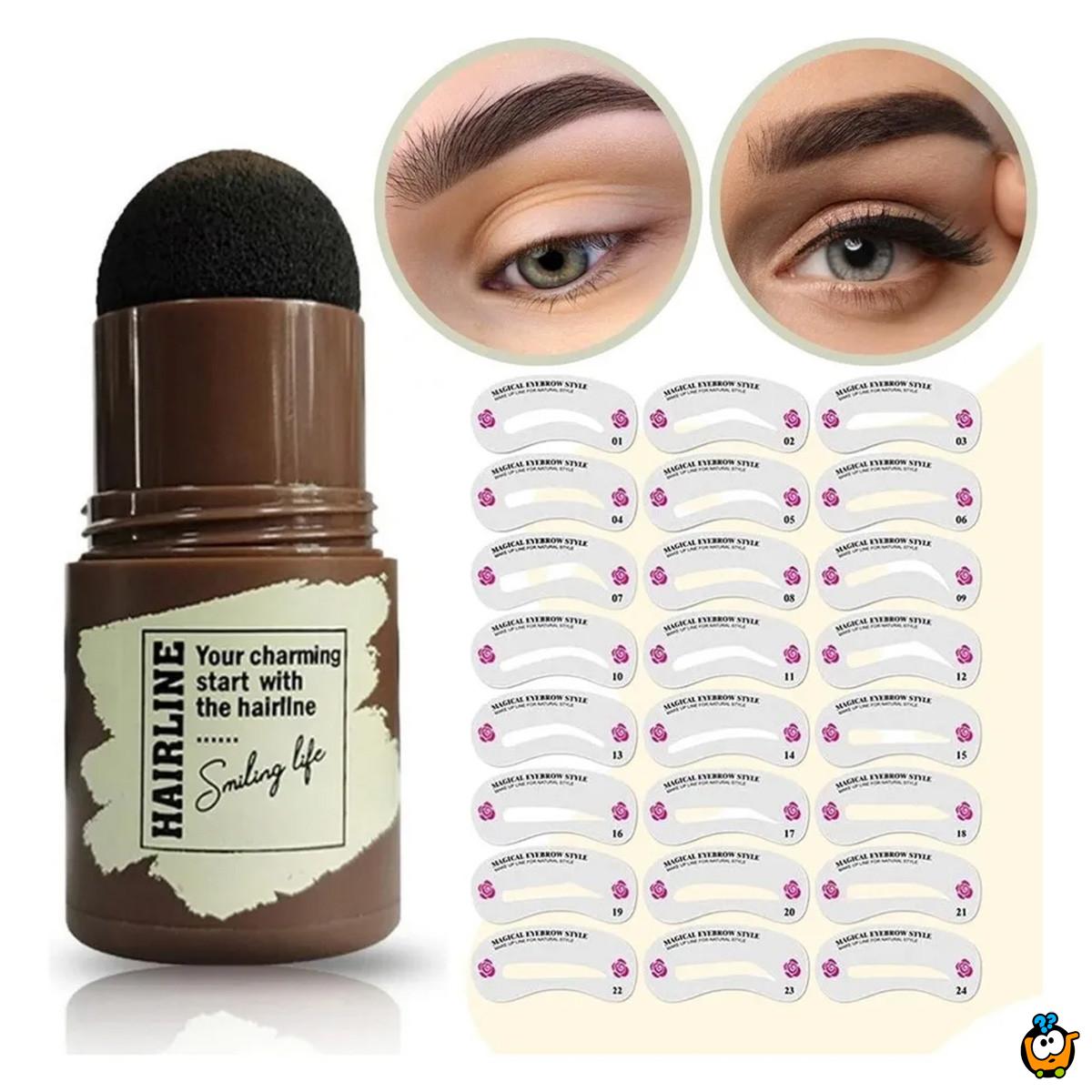 Set za bojenje obrva i popunjavanje kose