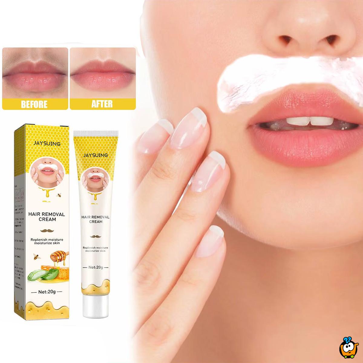 Krema za depilaciju nausnica sa medom i alojom