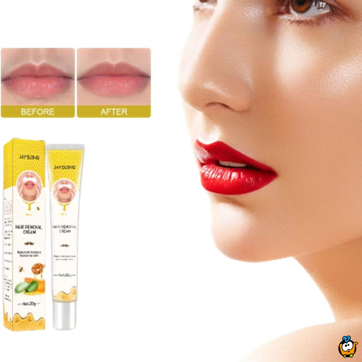 Krema za depilaciju nausnica sa medom i alojom