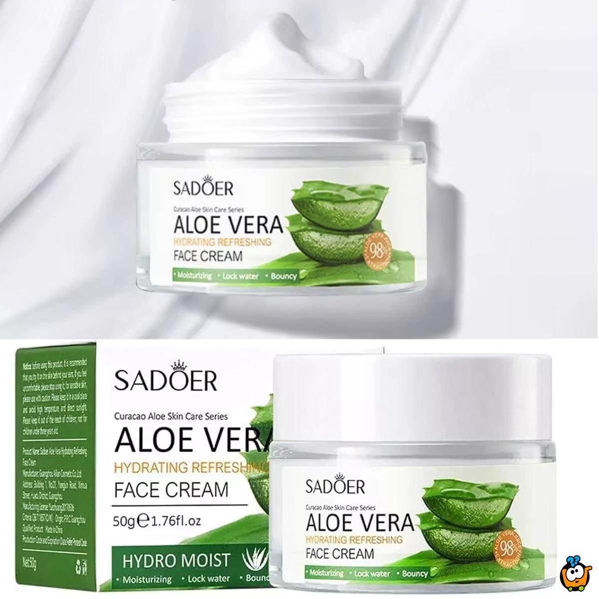SADOER Aloe Vera – hidratantna i osvežavajuća krema za lice