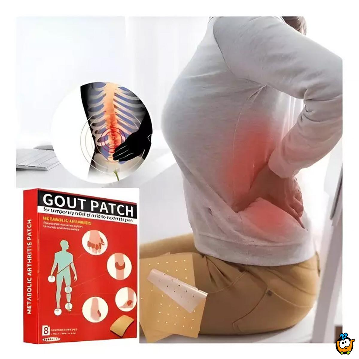 Gout pach - Prirodni biljni flasteri za zglobove i mišiće 