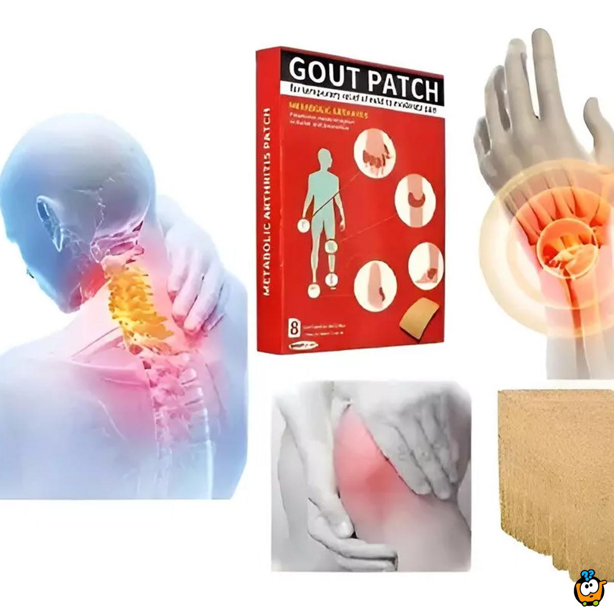 Gout pach - Prirodni biljni flasteri za zglobove i mišiće 