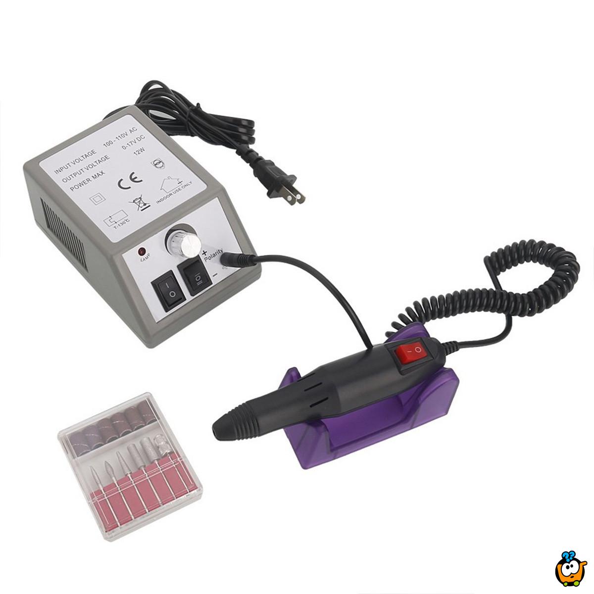 Profesionalna električna turpija za nokte – Manikir i pedikir set