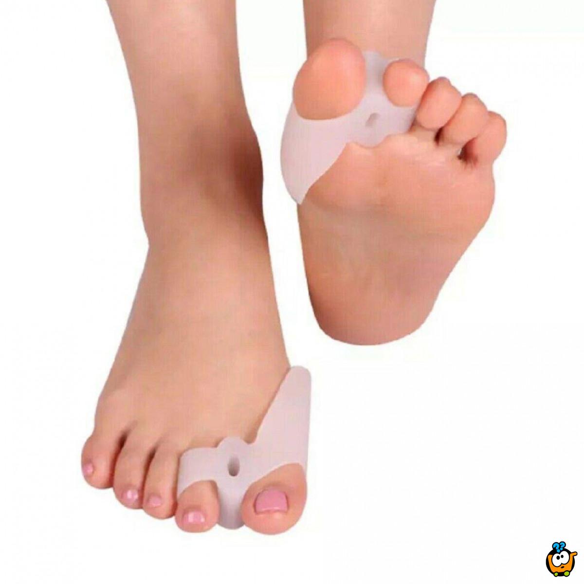 Silikonski ortopedski zaštitni separator za palac i čukljeve