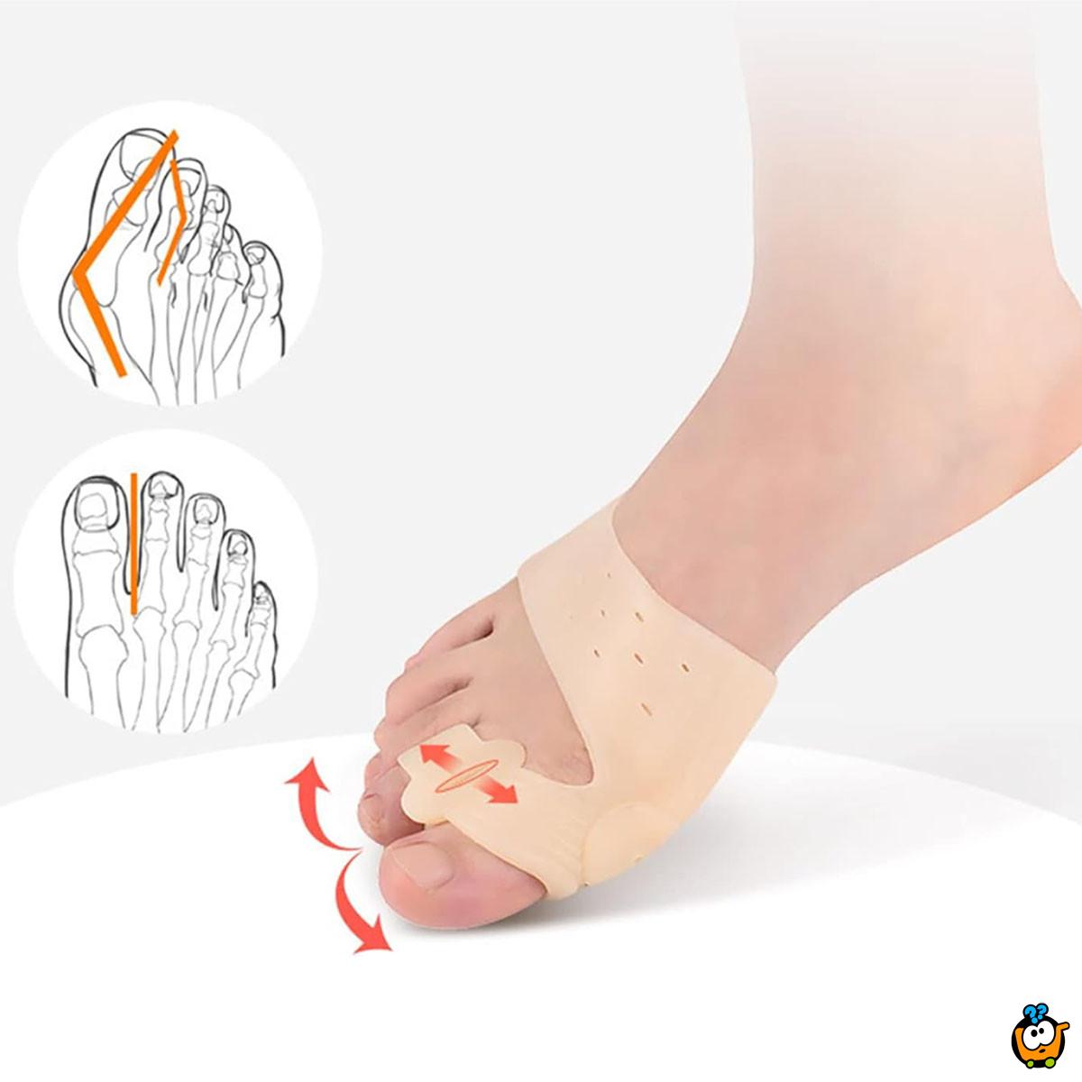 Silikonski ortopedski zaštitni separator za palac