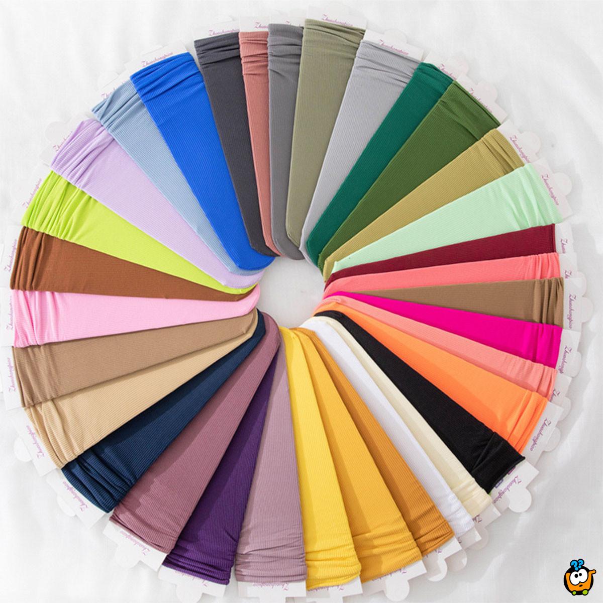 Udobne pamučne čarape bez ranfle 