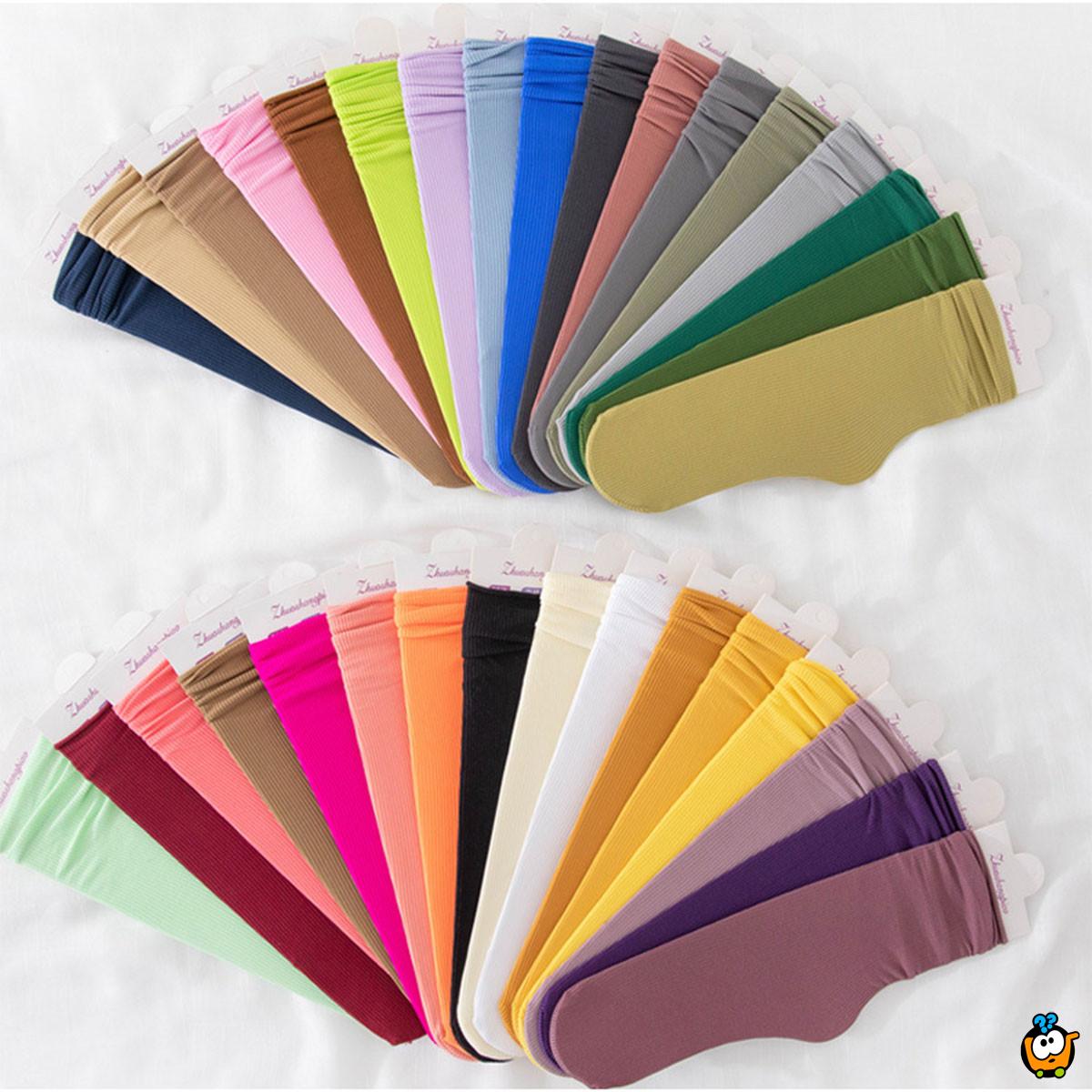 Udobne pamučne čarape bez ranfle 