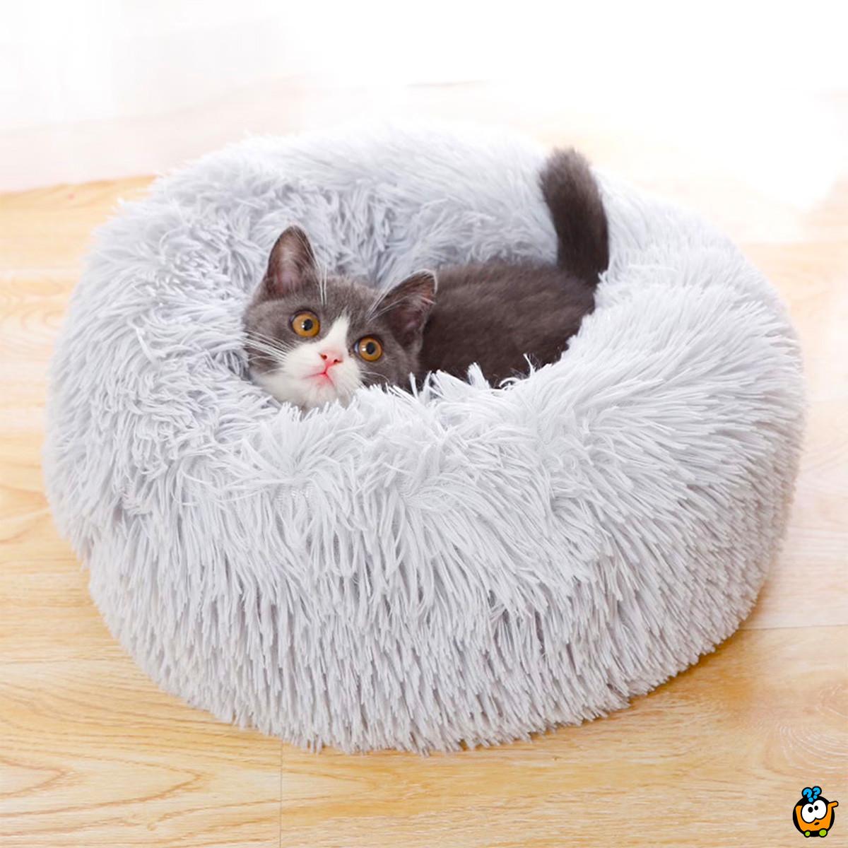 Fluffy Bed - Mekani okrugli krevetić za mace