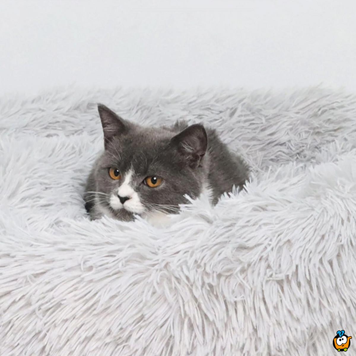 Fluffy Bed - Mekani okrugli krevetić za mace
