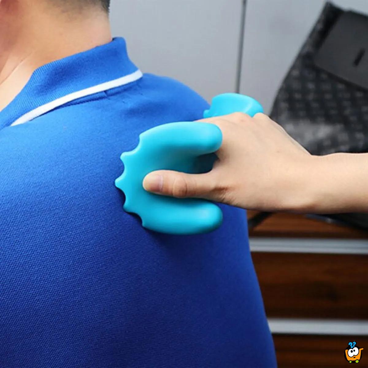 Fleksibilni ergonomski masazer za vrat