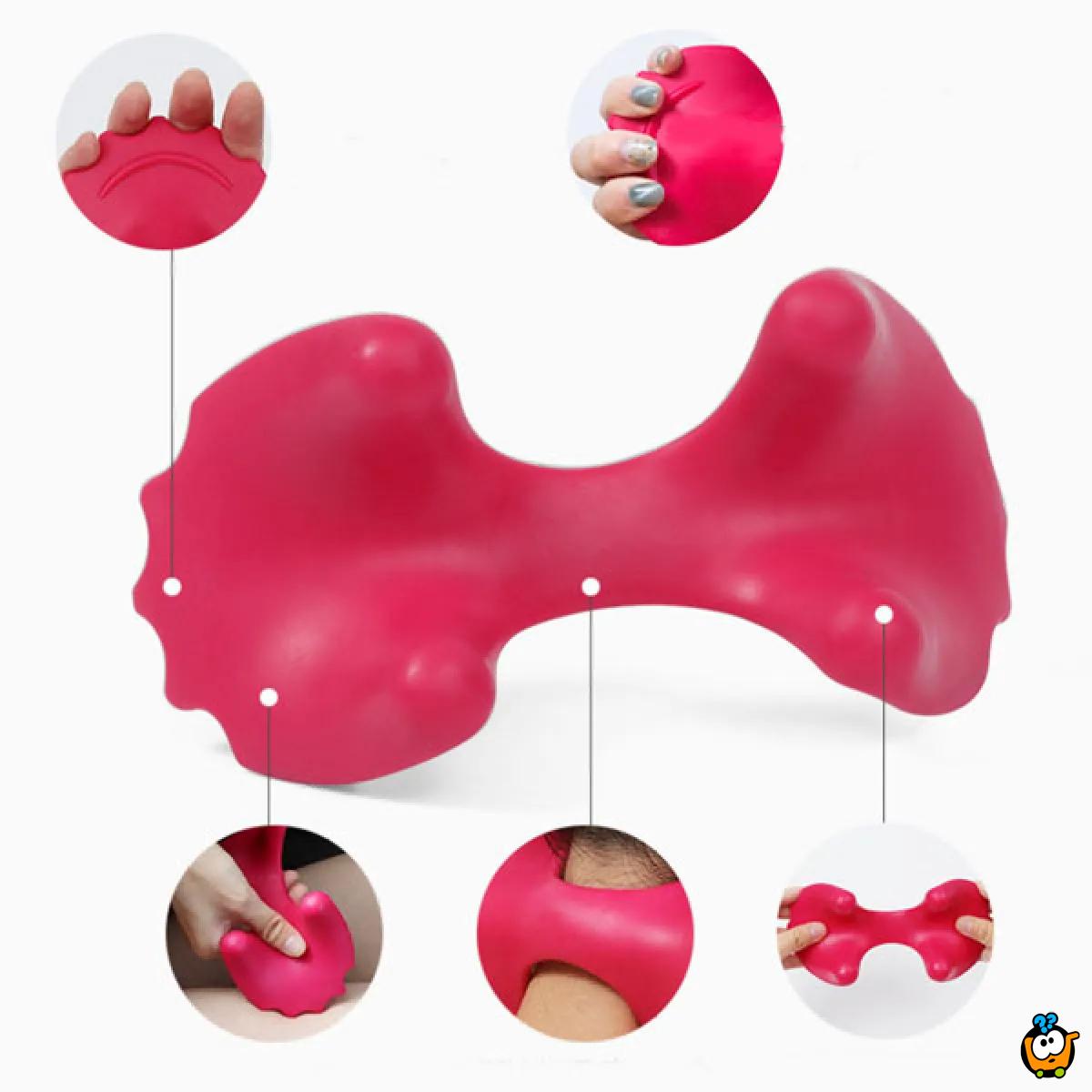 Fleksibilni ergonomski masazer za vrat