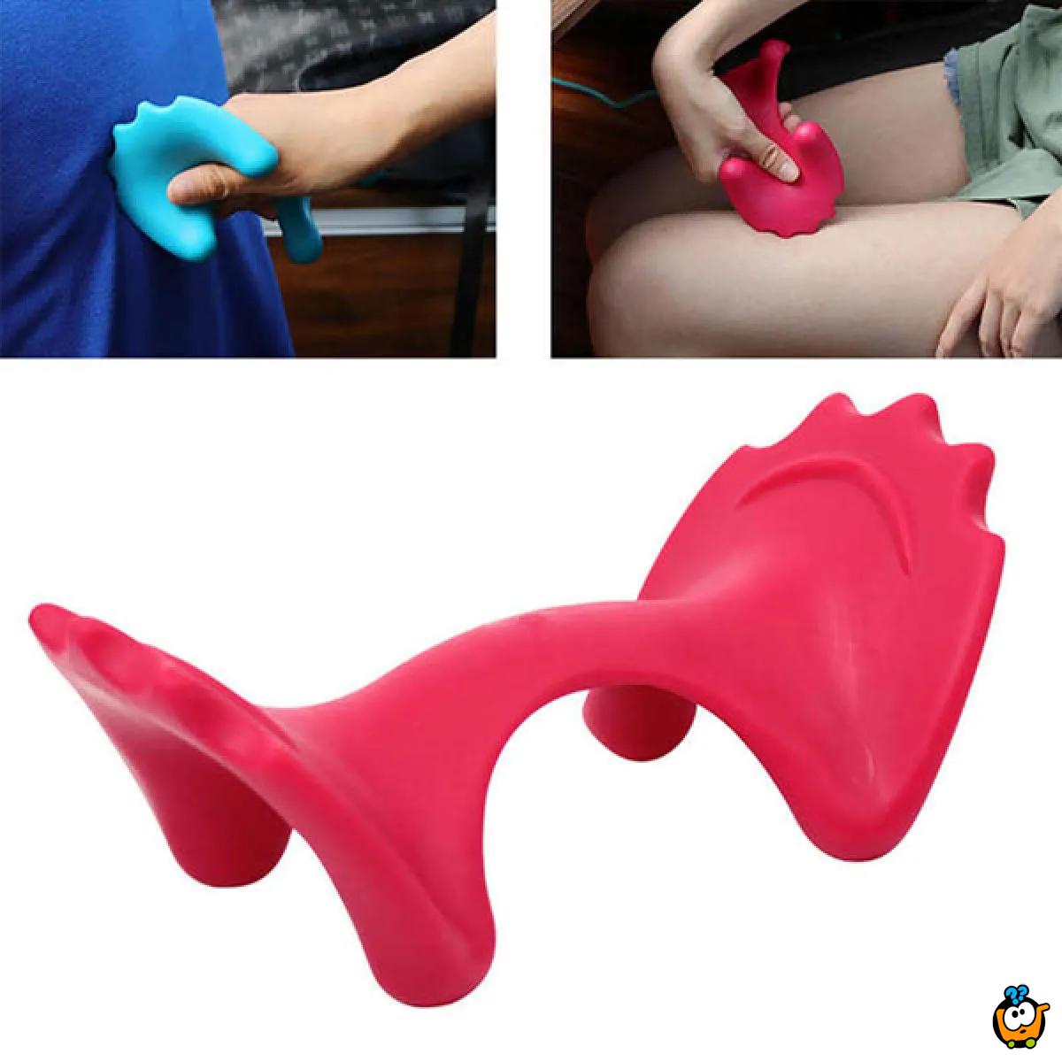 Fleksibilni ergonomski masazer za vrat