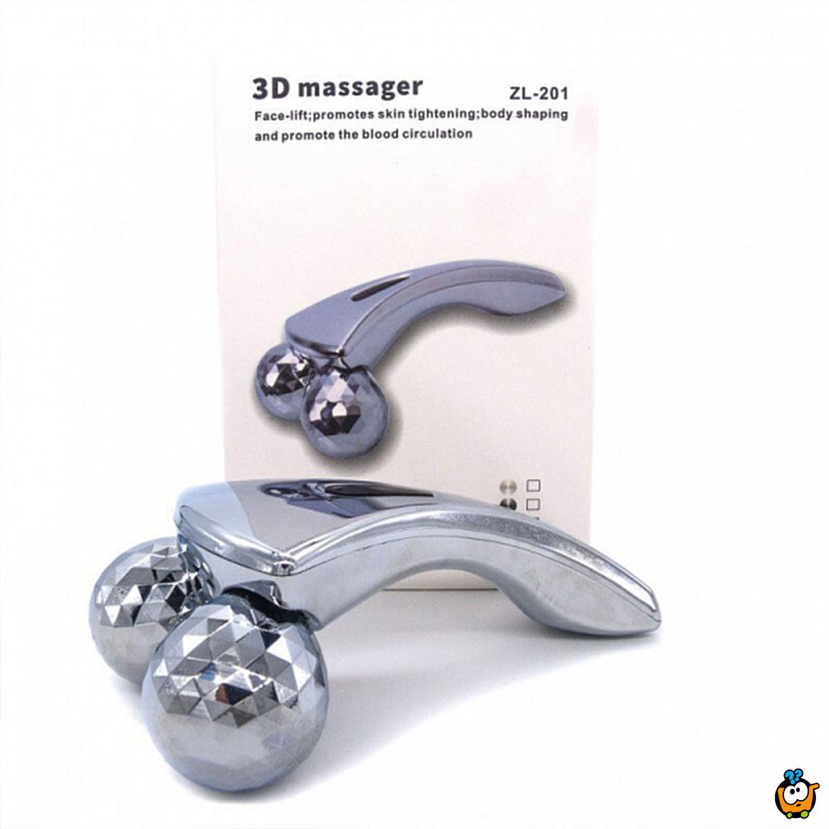 3D masažer za lice - za zategnutu i blistavu kožu