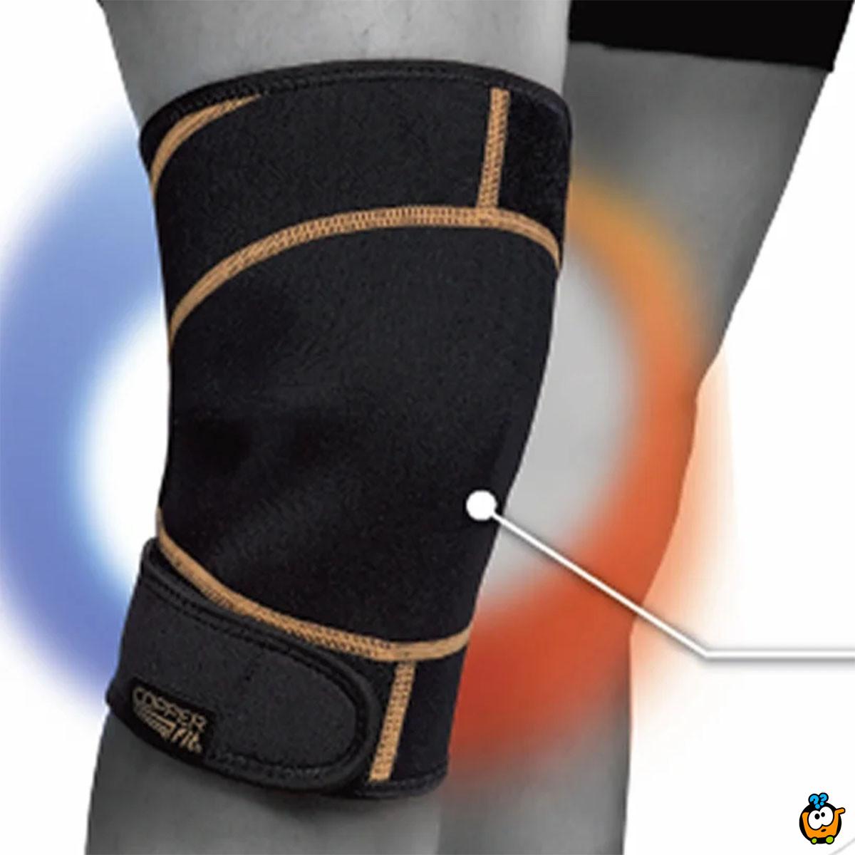 Copper Fit - Kompresioni steznik za koleno sa toplom i hladnom terapijom