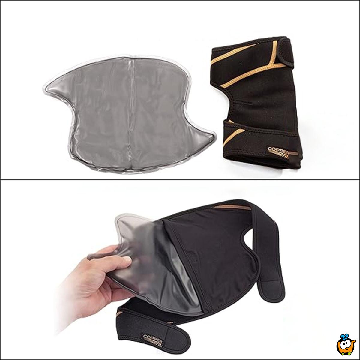 Copper Fit - Kompresioni steznik za koleno sa toplom i hladnom terapijom