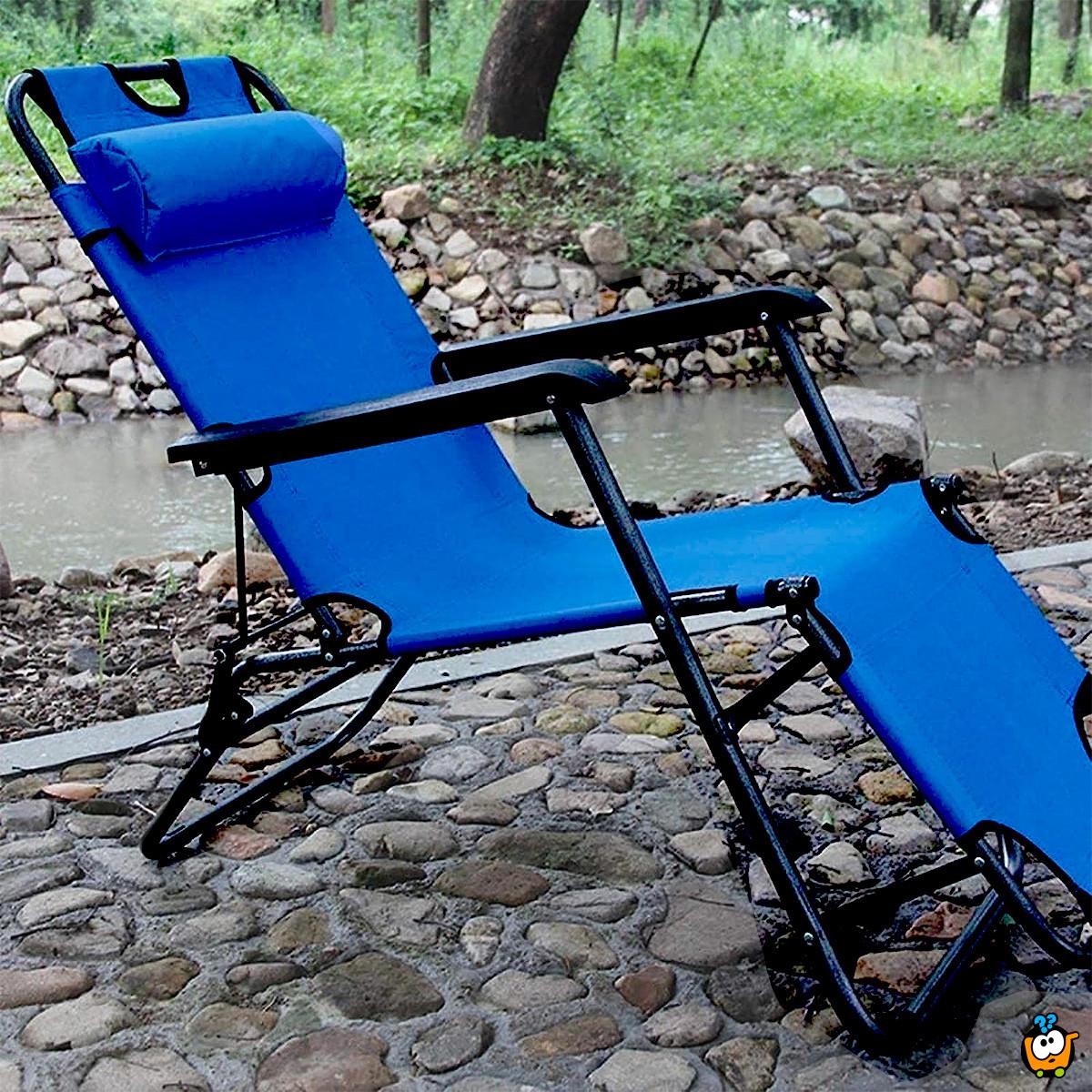2u1 sklopiva ležaljka za savršen odmor na otvorenom