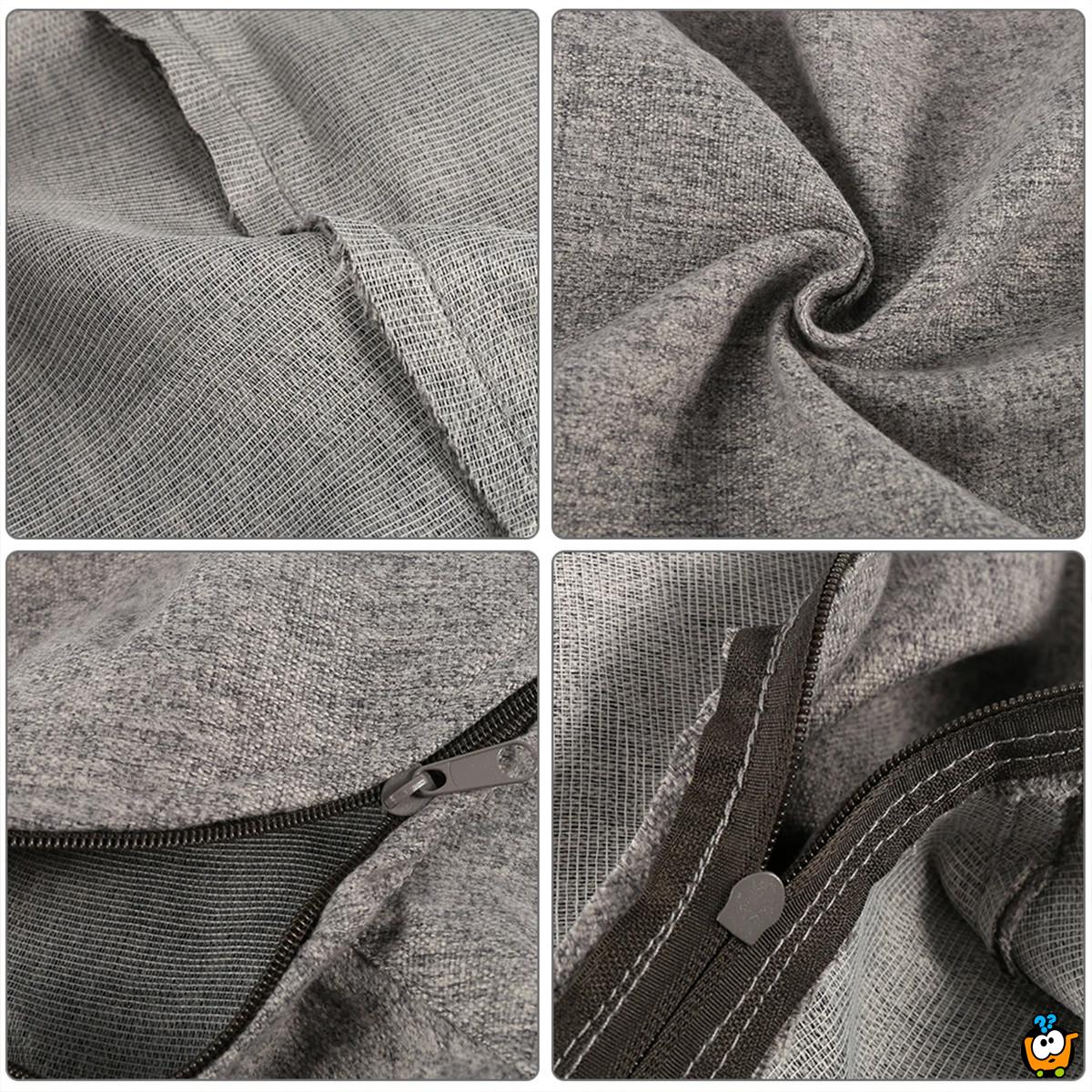 Lazy Bean Bag - Udobna Lazy Bag fotelja sa tabureom u setu