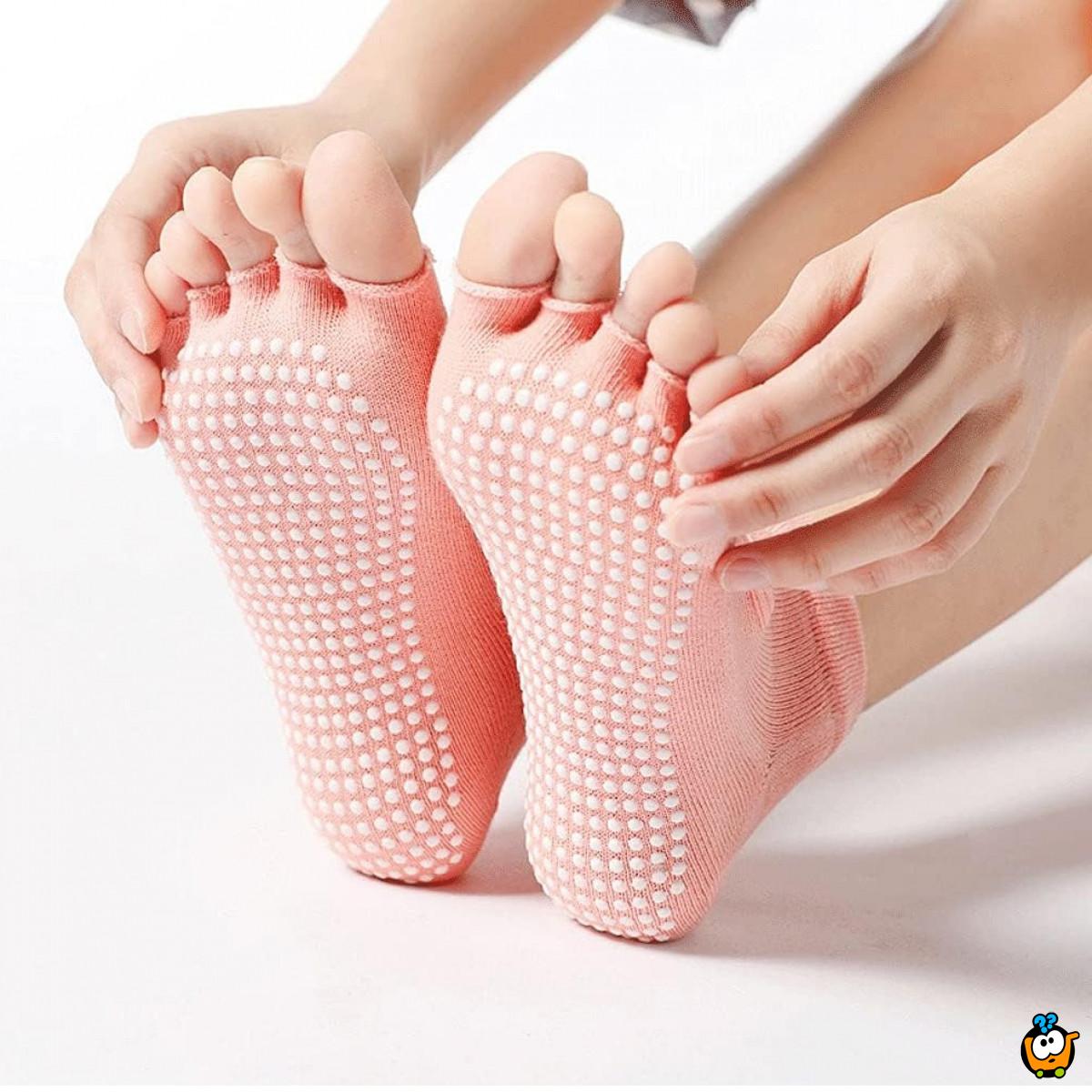 Yoga čarape – Neklizajuće čarapice za pilates i jogu
