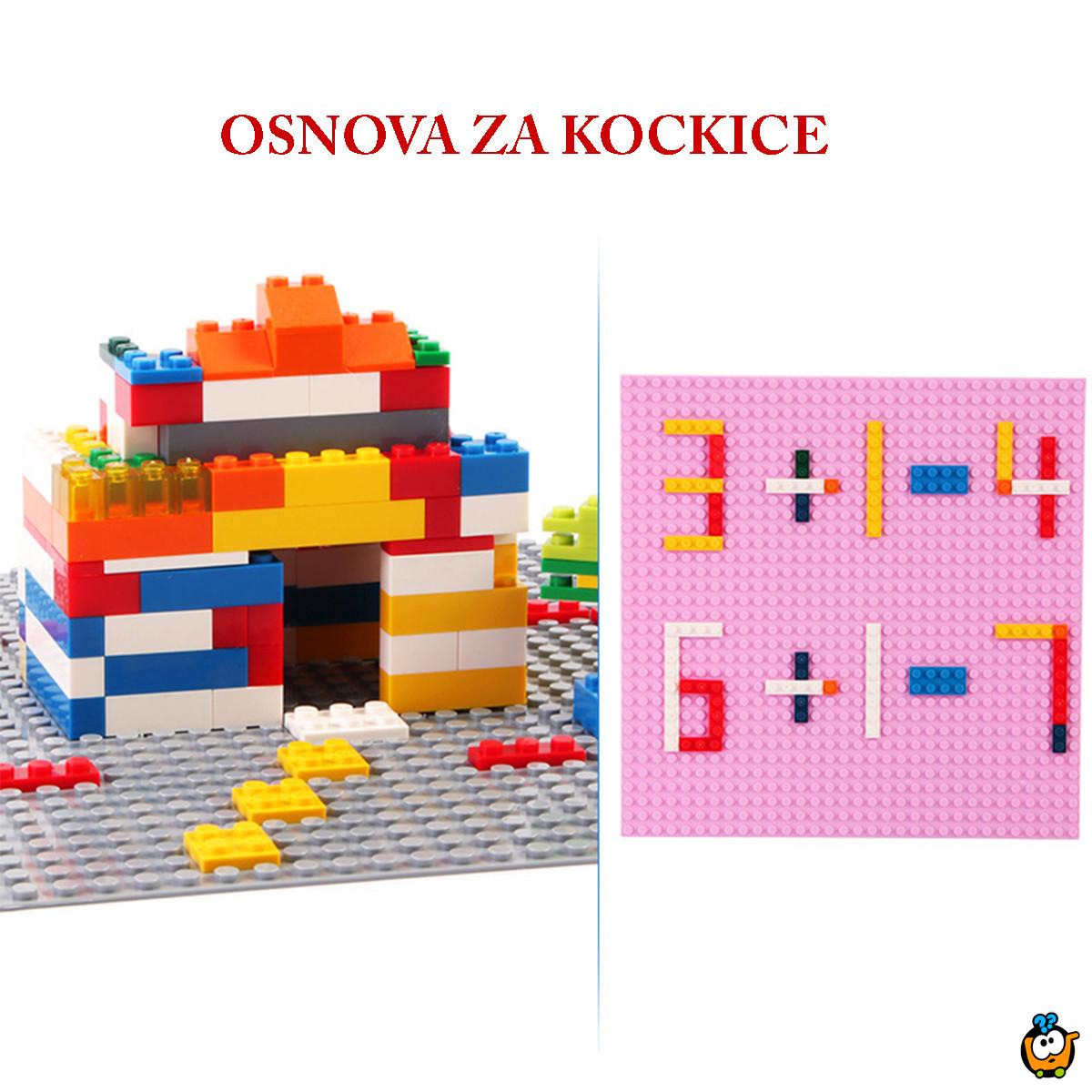 Podloga za slaganje kockica 25*25 cm - Savršena osnova za kreativnu igru