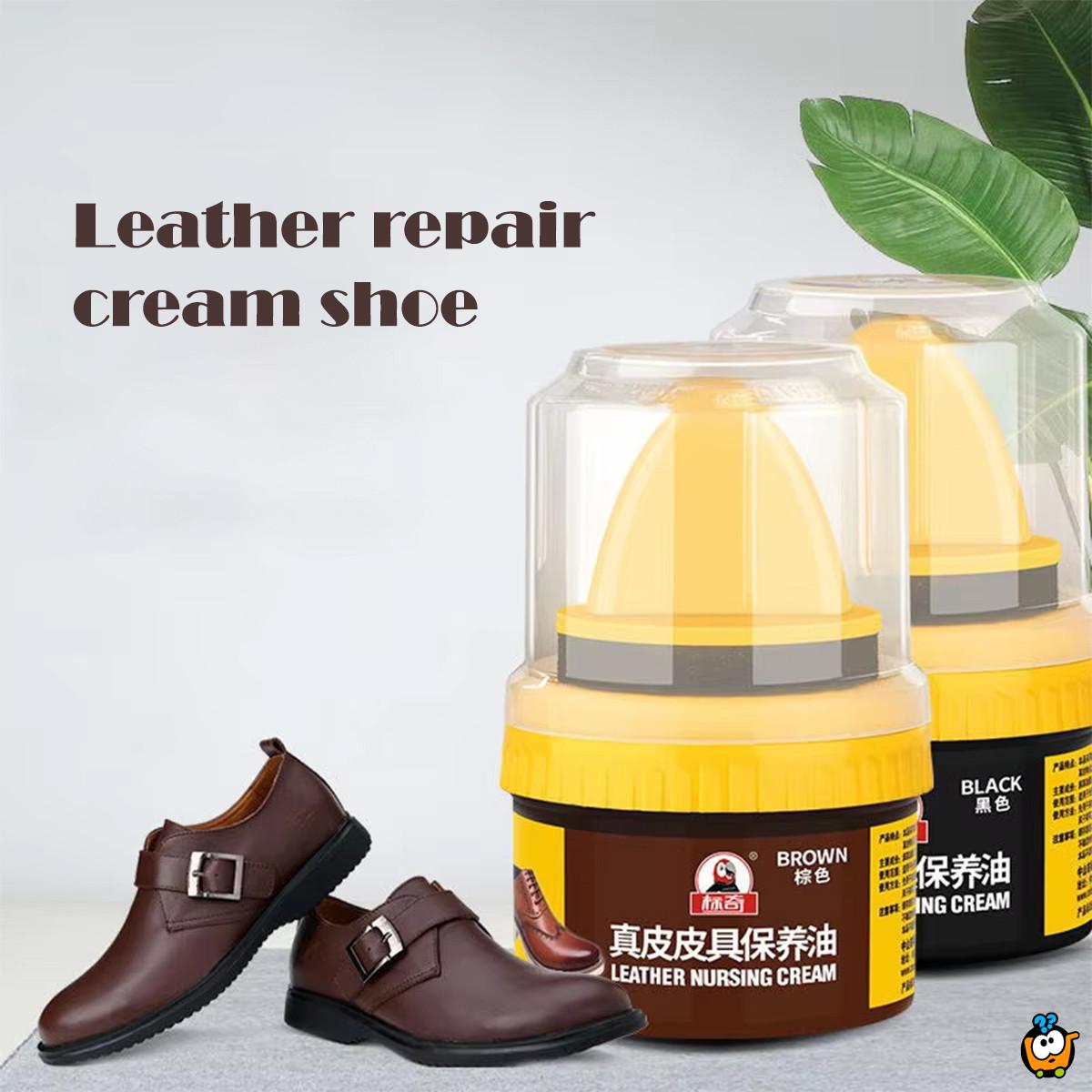 LeatherCare - krema za negu kožnih cipela sa aplikatorom