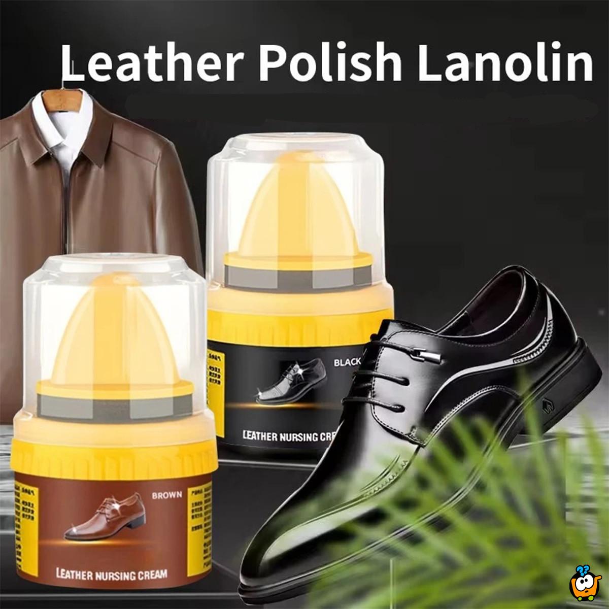 LeatherCare - krema za negu kožnih cipela sa aplikatorom