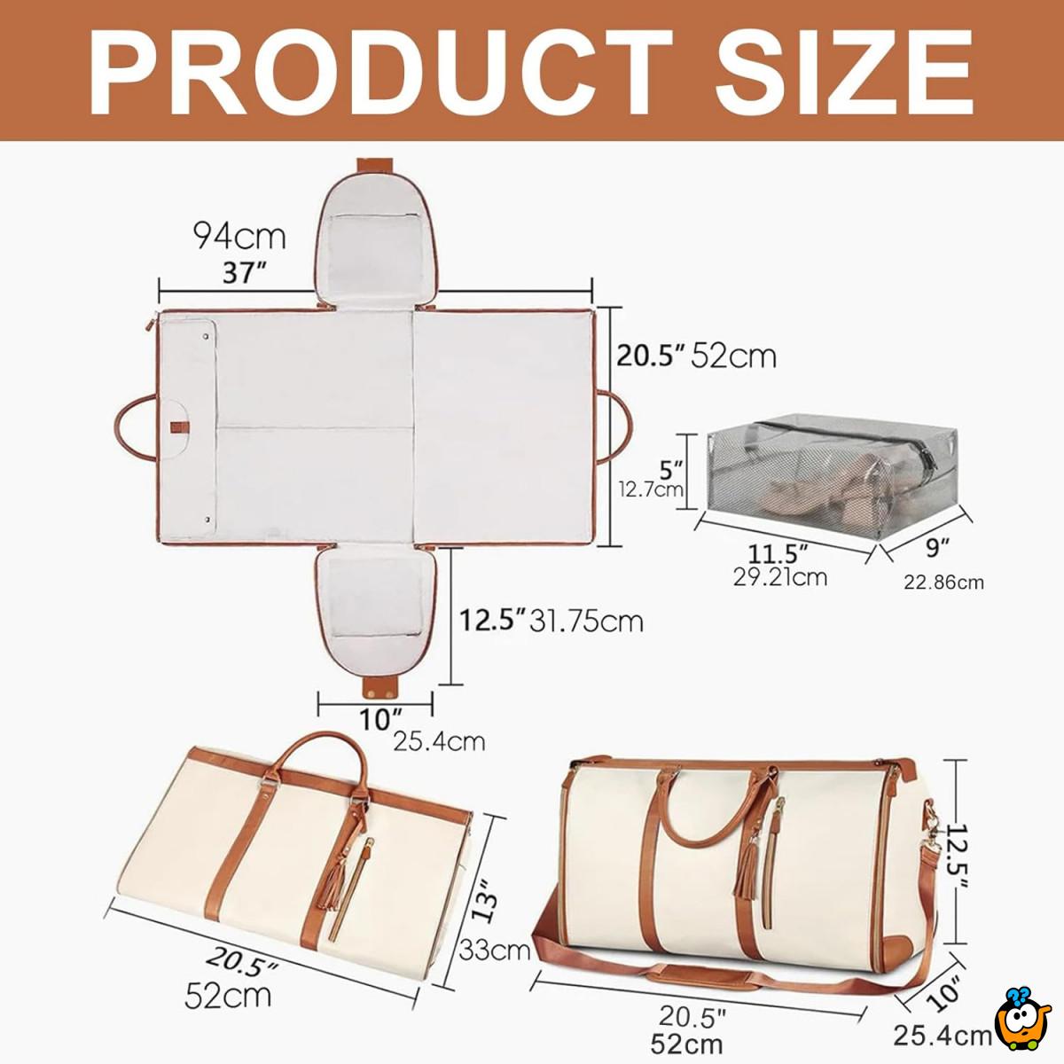 FlatPack - Putna torba velikog kapaciteta za pakovanje bez gužvanja 