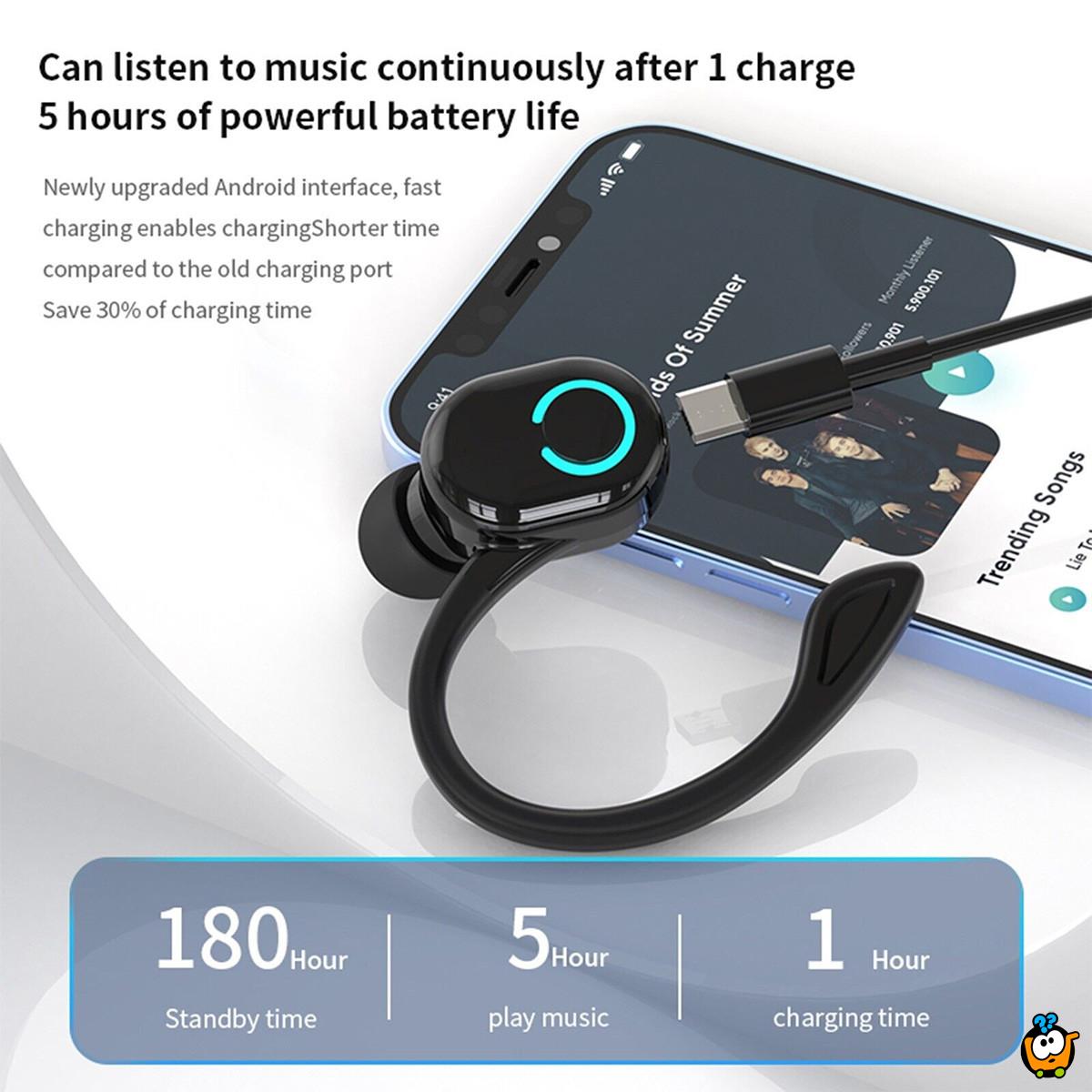 Univerzalna bežična bluetooth slušalica + kabl za punjenje