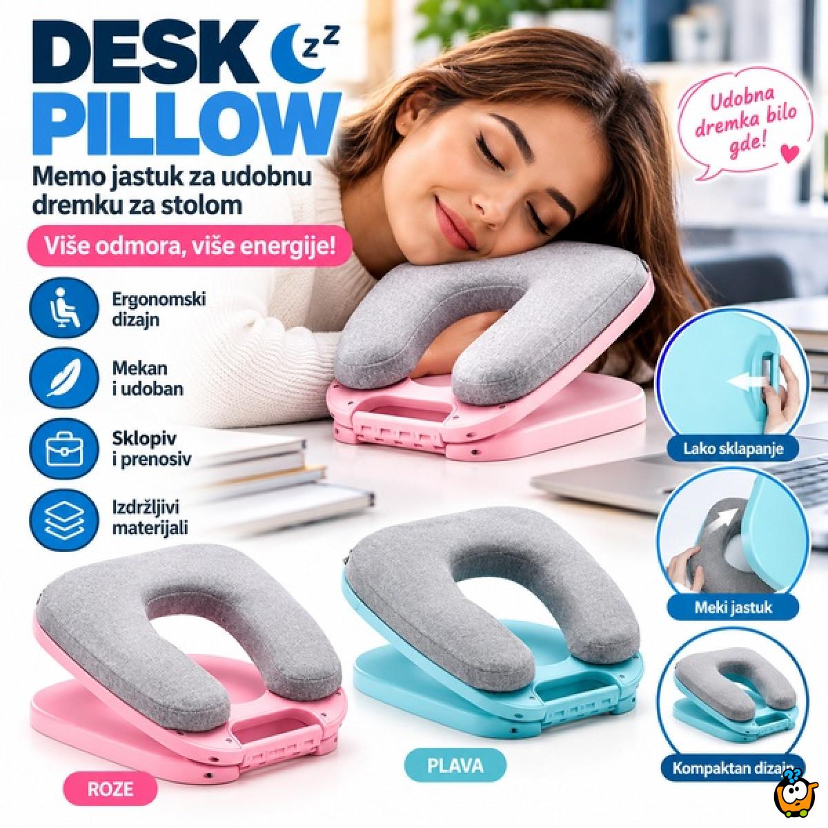 Desk pillow - Memo jastuk za udobnu dremku za stolom