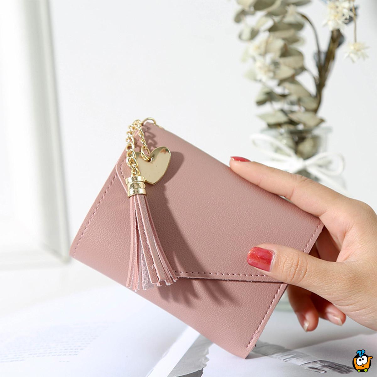 Cupid's Letter - mini novčanik sa kićankom
