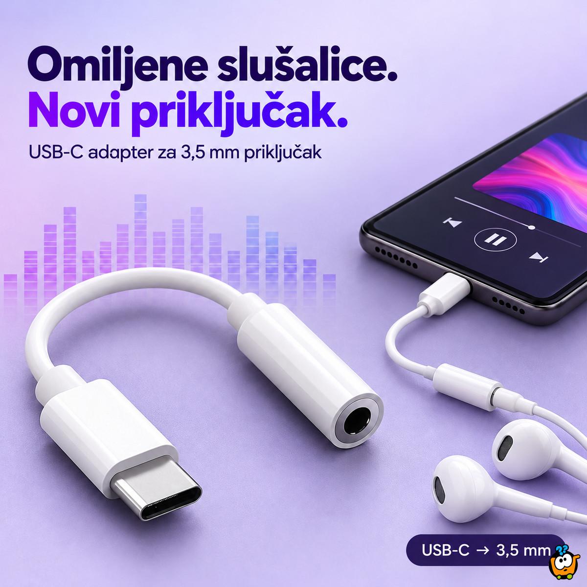 Adapter za slušalice i zvučnike sa Tip C konektorom