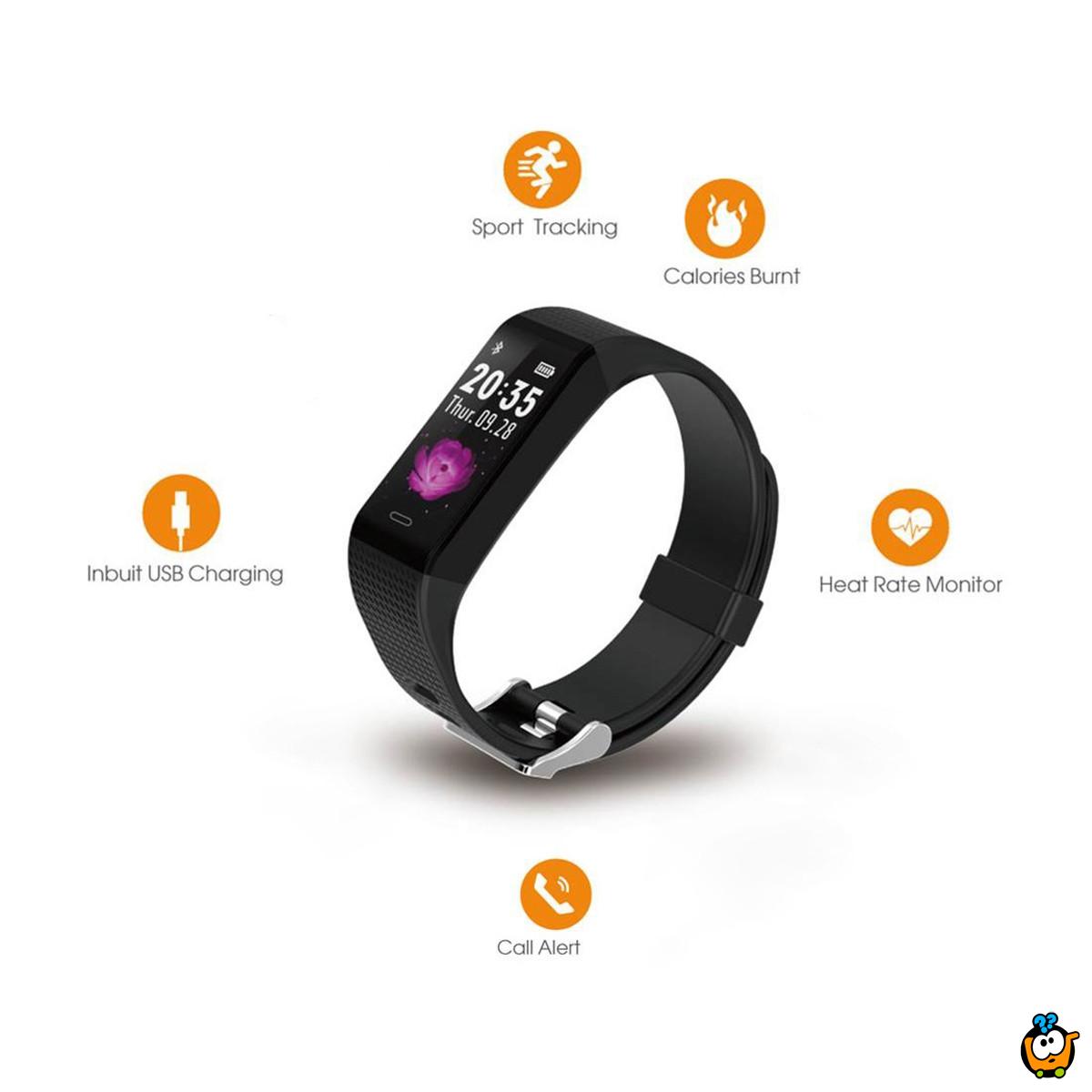 Black Smart Band - Pametna fitnes narukvica