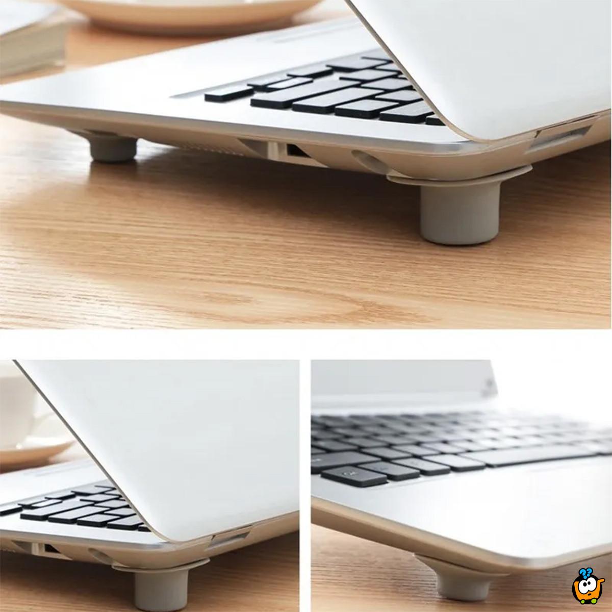 Set od 4 podmetača-odizača za laptop